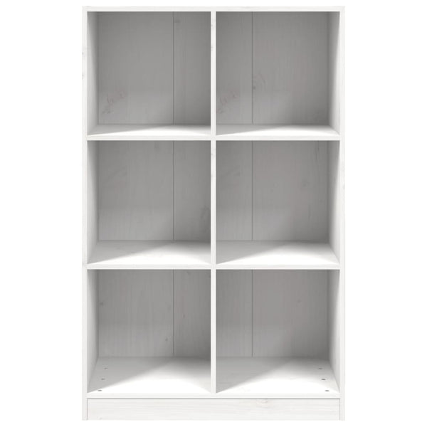 Weißes Bücherregal 70x110cm Kiefer Massivholz