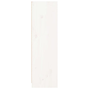 Weißes Bücherregal 70x110cm Kiefer Massivholz