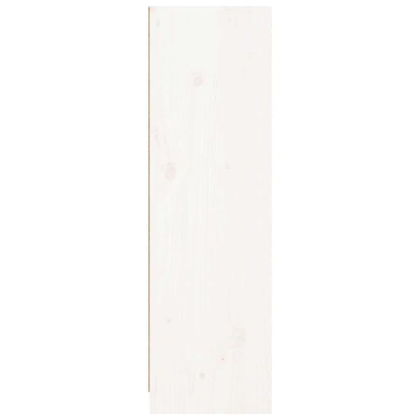 Weißes Bücherregal 70x110cm Kiefer Massivholz