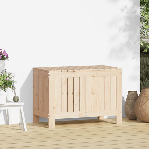 Gartentruhe Kiefer Massivholz 76x42,5x54cm