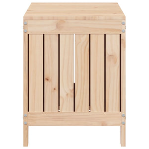 Gartentruhe Kiefer Massivholz 76x42,5x54cm