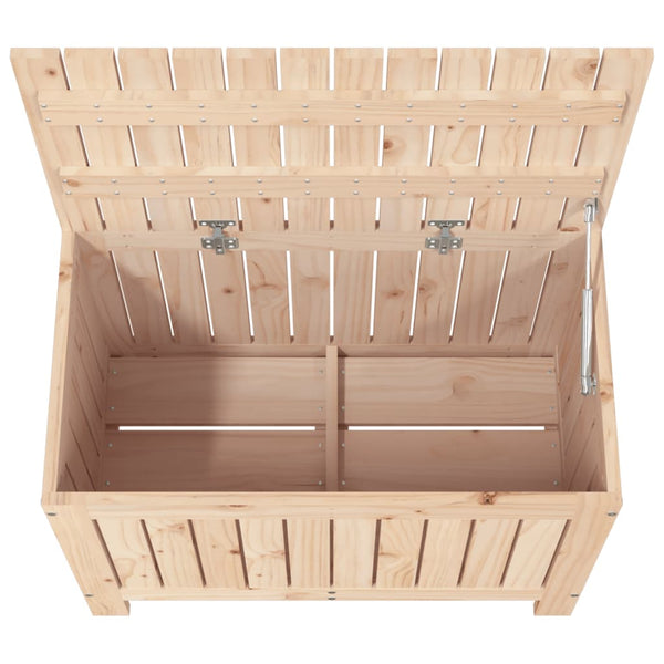 Gartentruhe Kiefer Massivholz 76x42,5x54cm