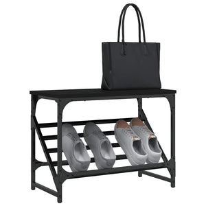 Schuhregal Schwarz 60 cm