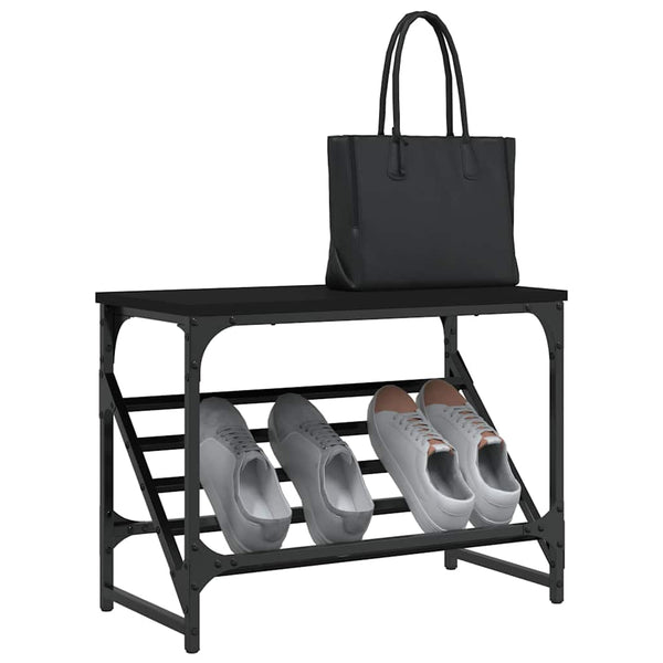 Schuhregal Schwarz 60 cm