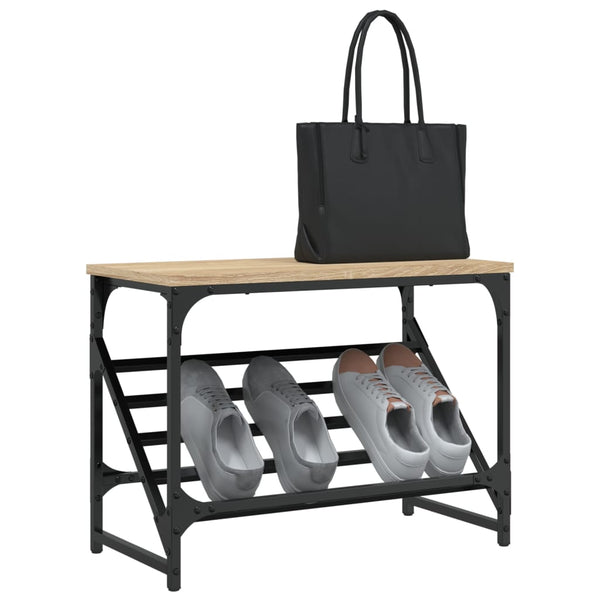 Schuhregal Sonoma Eiche 60 cm