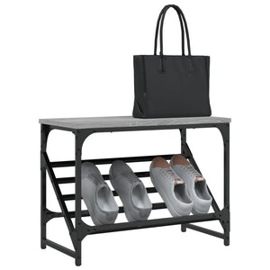 Schuhregal Grau Sonoma 60x30x45 cm