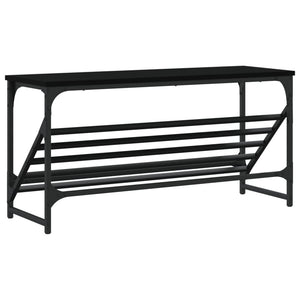 Schuhregal Schwarz 90x30x45 cm