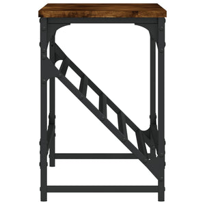Schuhregal Räuchereiche 90x30x45 cm