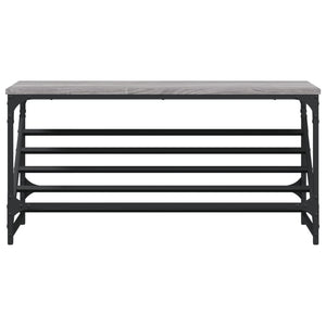 Schuhregal Grau Sonoma 90x30x45 cm
