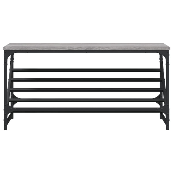 Schuhregal Grau Sonoma 90x30x45 cm