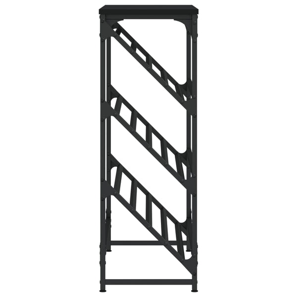 Schuhregal Schwarz 90 cm Holzwerkstoff