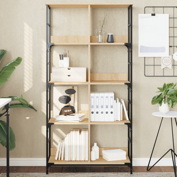 Sonoma Eiche Bücherregal, 78,5x33x153 cm