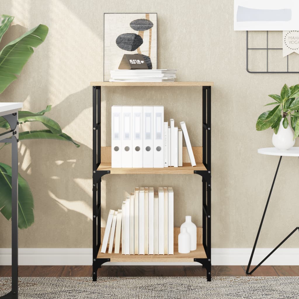 Sonoma Eiche Bücherregal, 50x33x82 cm