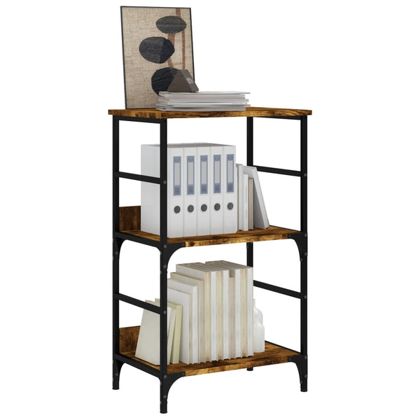 Bücherregal Räuchereiche 50x33x82 cm