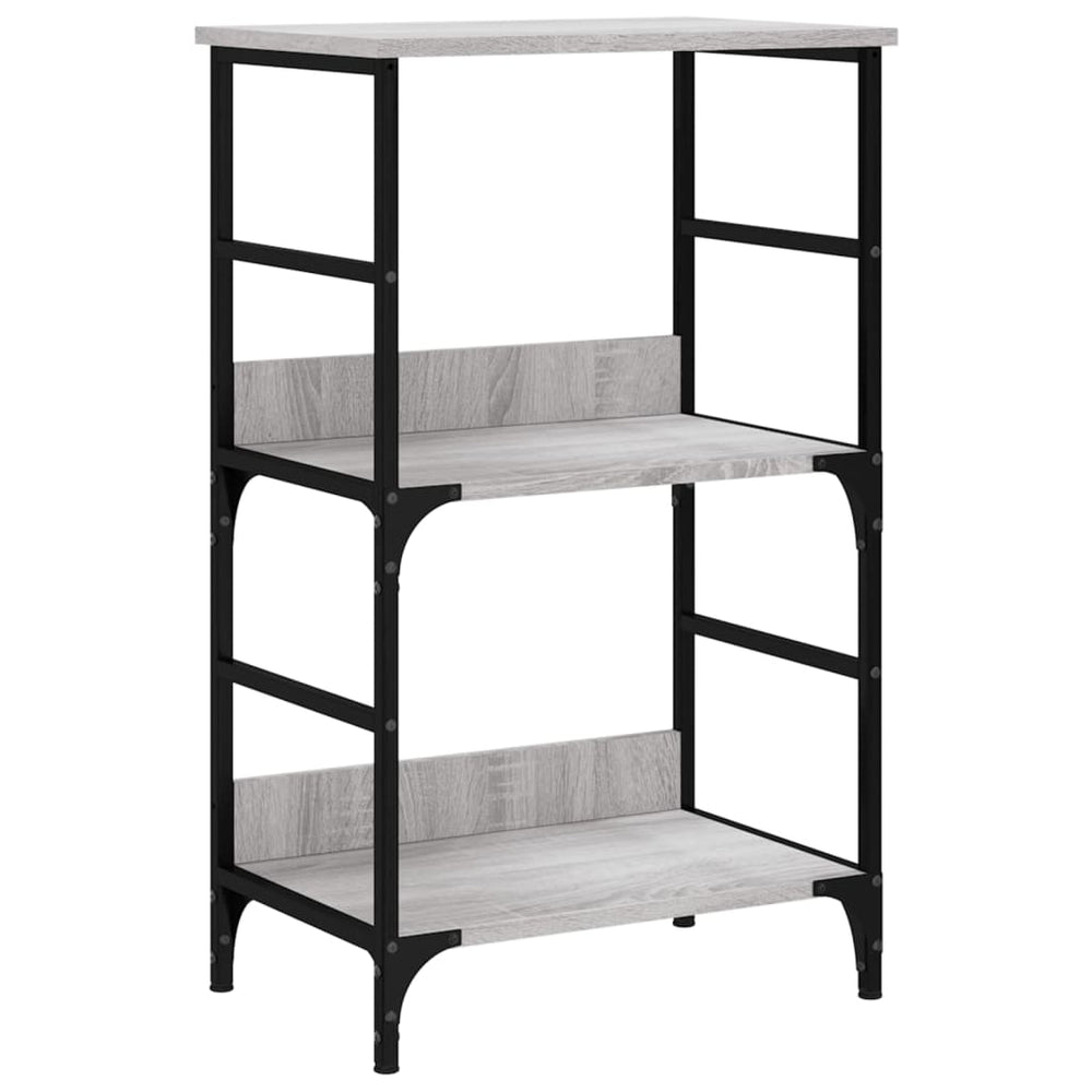 vidaXL Bibliothèque gris Sonoma 50x33x82 cm Bois d'ingénierie
