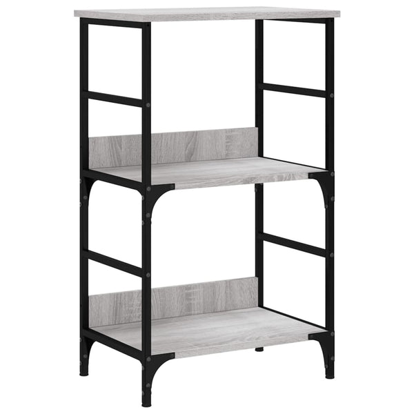Bücherregal Grau Sonoma 50x82 cm