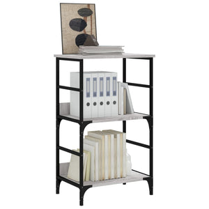 Bücherregal Grau Sonoma 50x82 cm