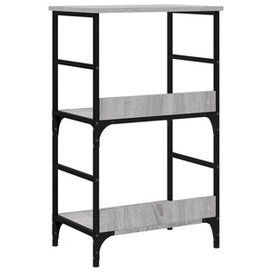 Bücherregal Grau Sonoma 50x82 cm