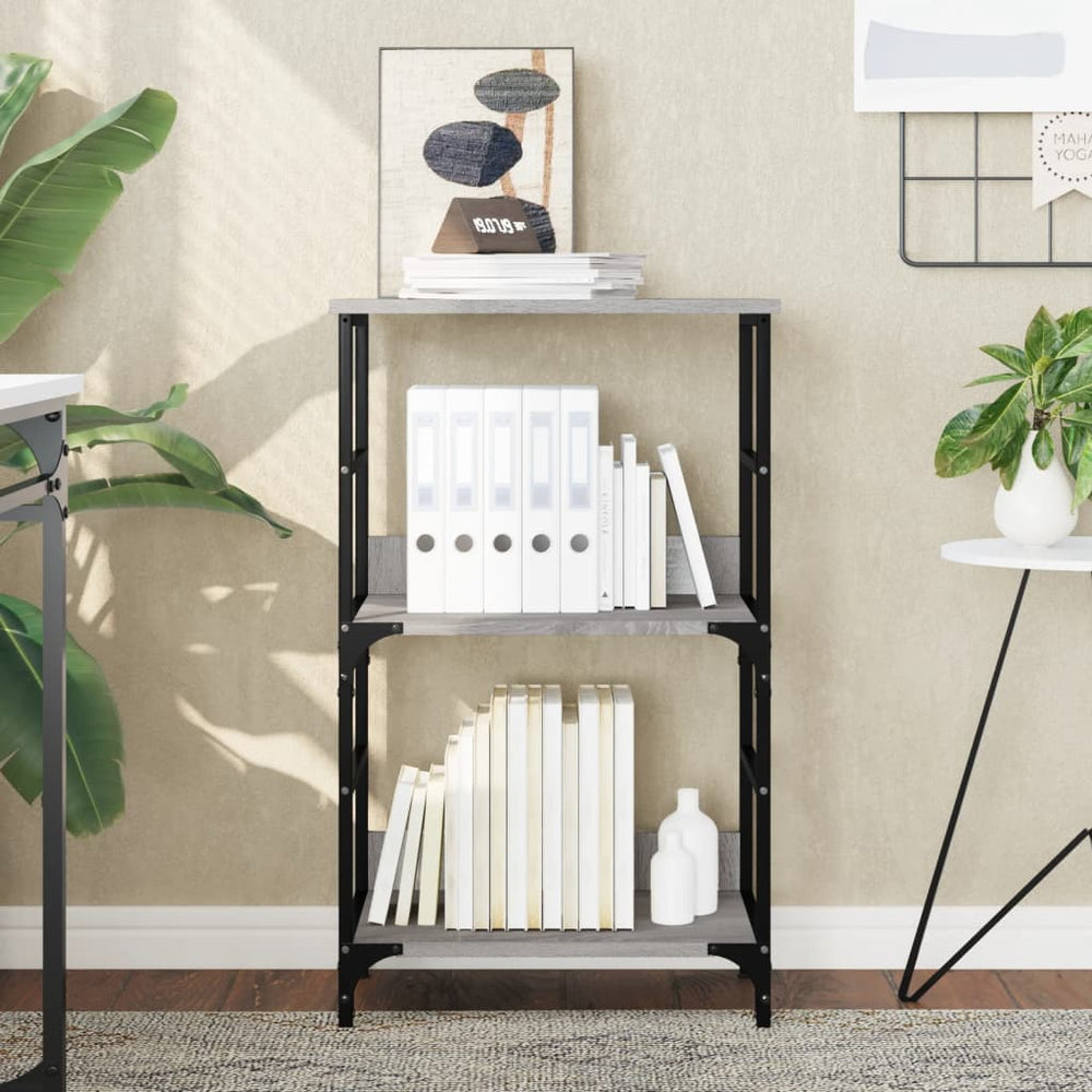vidaXL Bibliothèque gris Sonoma 50x33x82 cm Bois d'ingénierie