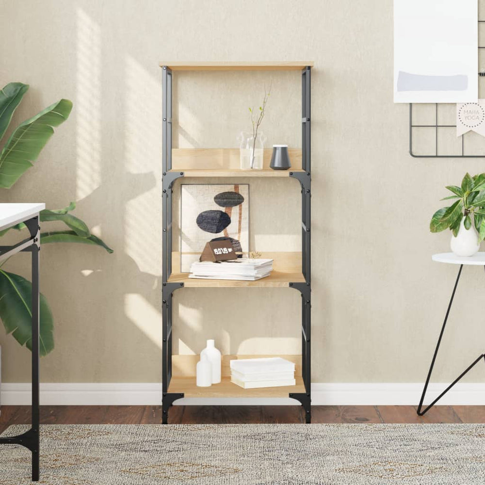 vidaXL Bibliothèque chêne Sonoma 50x33x117,5 cm bois d'ingénierie