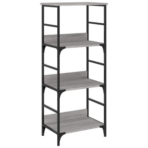 Bücherregal Grau Sonoma 50x33x117,5 cm