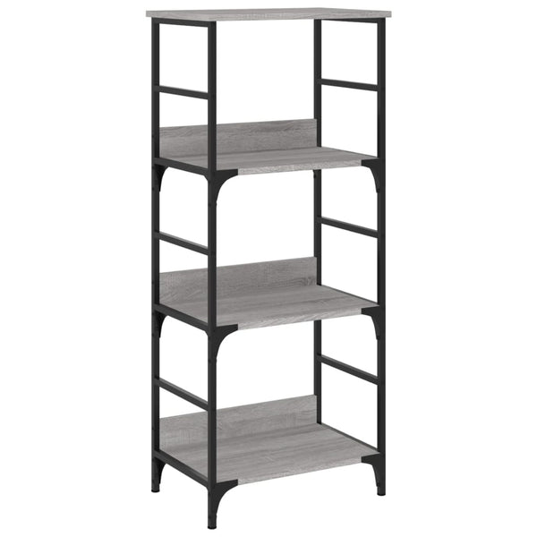 Bücherregal Grau Sonoma 50x33x117,5 cm
