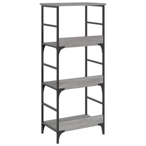 Bücherregal Grau Sonoma 50x33x117,5 cm