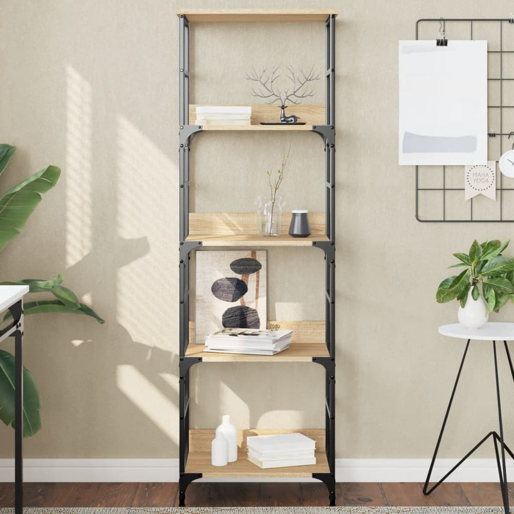 vidaXL Étagère à livres chêne Sonoma 50x33x153 cm Bois d'ingénierie