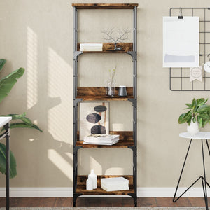 Bücherregal Räuchereiche 153 cm hoch