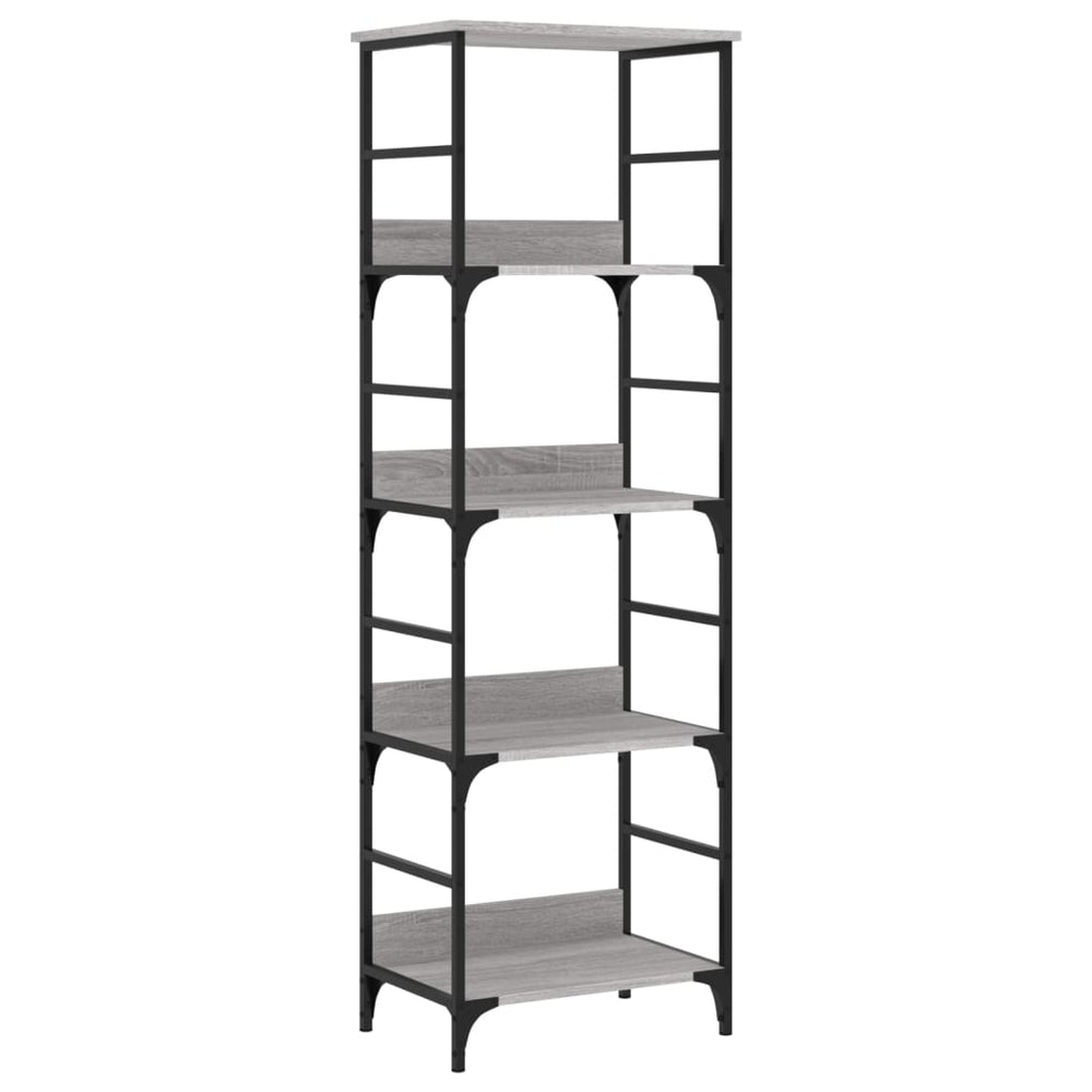 vidaXL Bibliothèque Gris Sonoma 50x33x153 cm Bois d'ingénierie