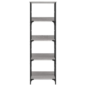 Bücherregal Grau Sonoma 50x33x153 cm