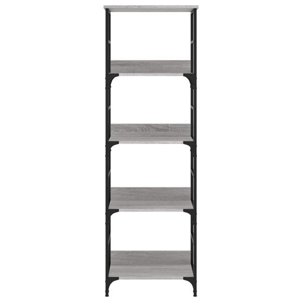 Bücherregal Grau Sonoma 50x33x153 cm