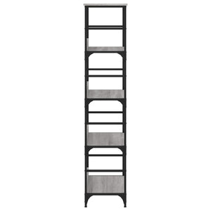 Bücherregal Grau Sonoma 50x33x153 cm