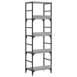 Bücherregal Grau Sonoma 50x33x153 cm