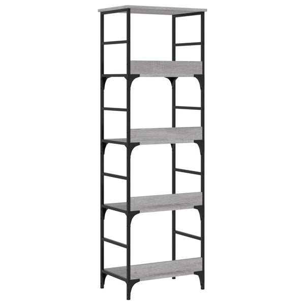 Bücherregal Grau Sonoma 50x33x153 cm
