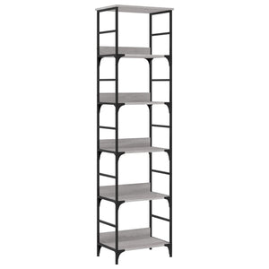 Bücherregal Grau Sonoma 50x33x188,5 cm