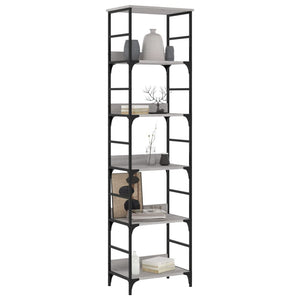 Bücherregal Grau Sonoma 50x33x188,5 cm