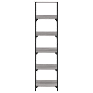Bücherregal Grau Sonoma 50x33x188,5 cm