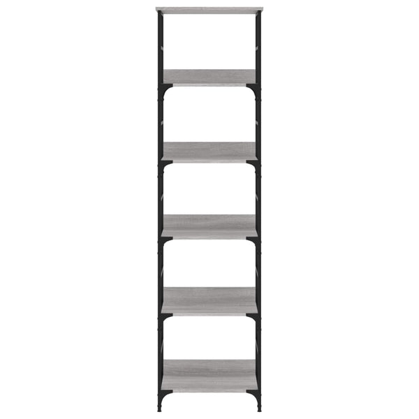 Bücherregal Grau Sonoma 50x33x188,5 cm