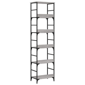 Bücherregal Grau Sonoma 50x33x188,5 cm