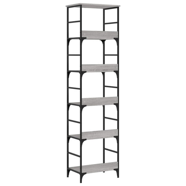 Bücherregal Grau Sonoma 50x33x188,5 cm