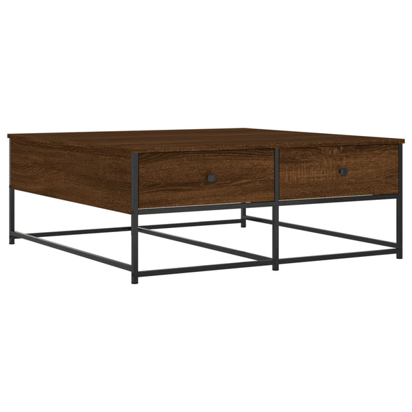 Couchtisch Braun Eichenoptik 100x99 cm