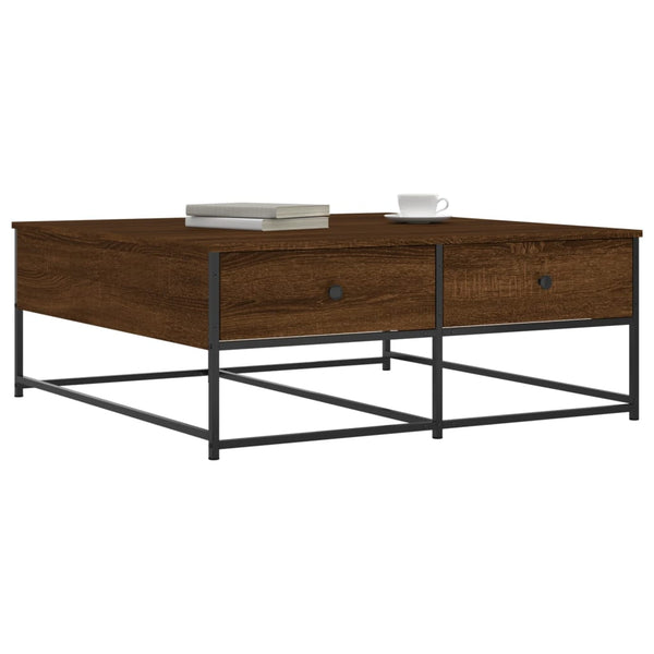 Couchtisch Braun Eichenoptik 100x99 cm