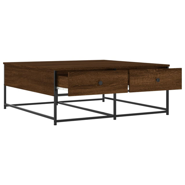 Couchtisch Braun Eichenoptik 100x99 cm