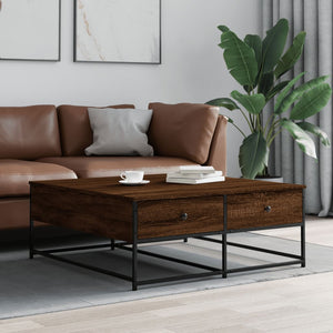 Couchtisch Braun Eichenoptik 100x99 cm