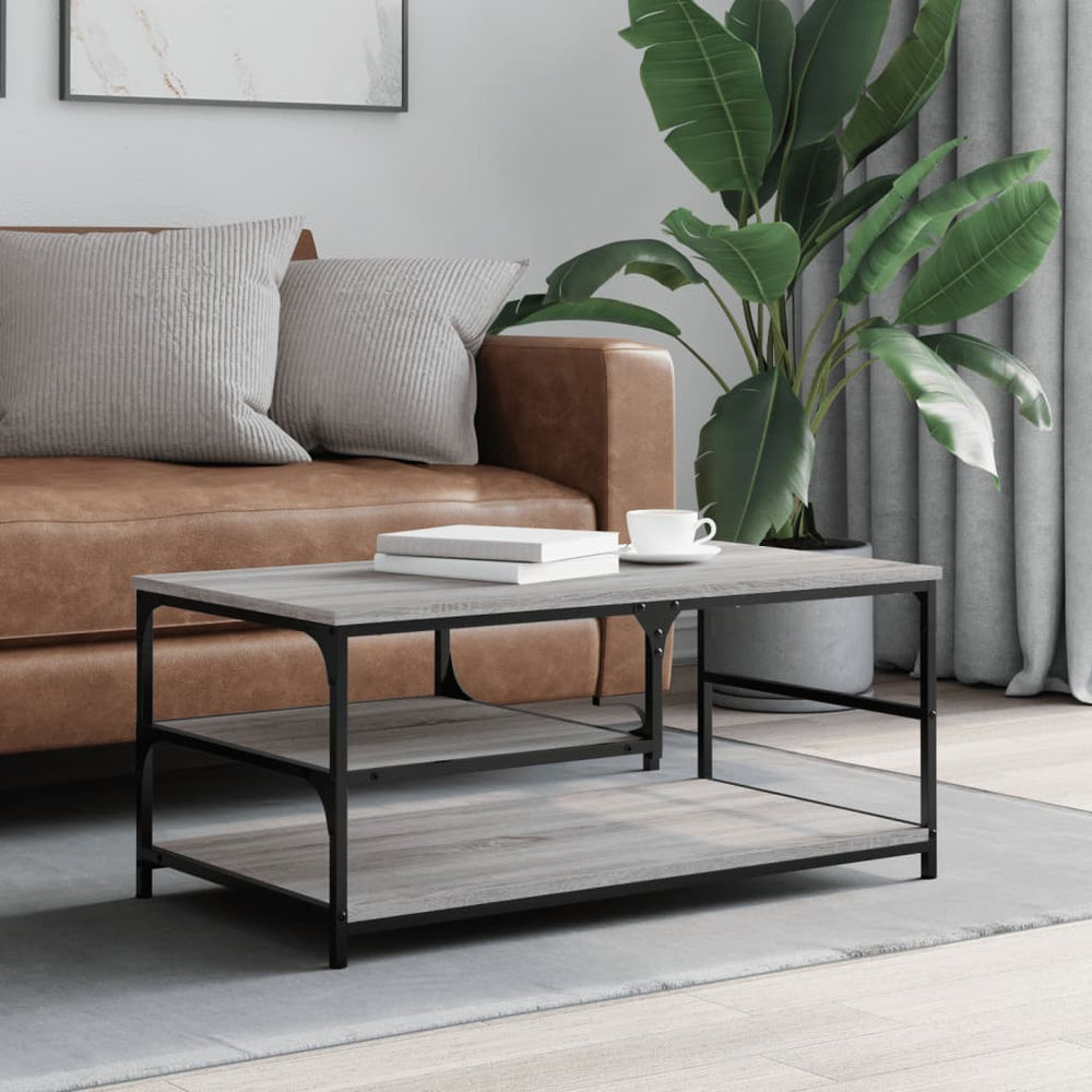 Couchtisch Grau Sonoma 90x49 cm