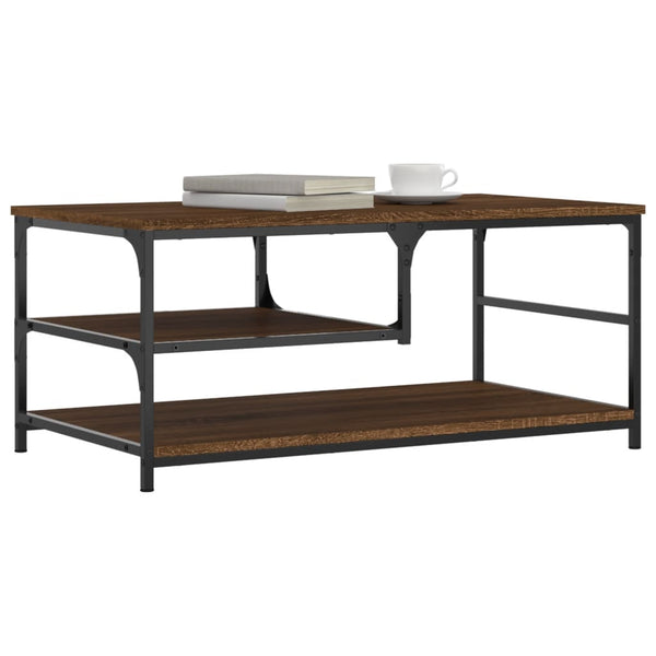Couchtisch Braun Eichen-Optik 90x49 cm