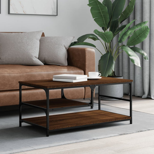 Couchtisch Braun Eichen-Optik 90x49 cm