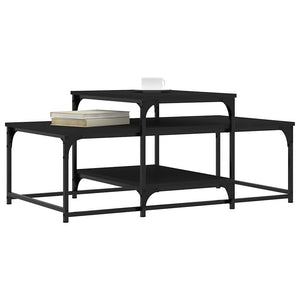 Schwarzer Couchtisch 102x60 cm