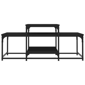 Schwarzer Couchtisch 102x60 cm